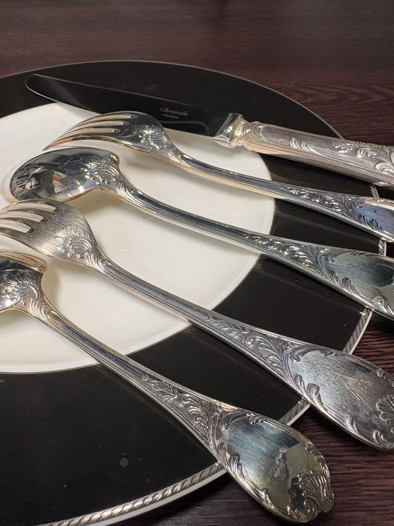 【クリストフル】マルリー　5本セット　新品価格9万円越え