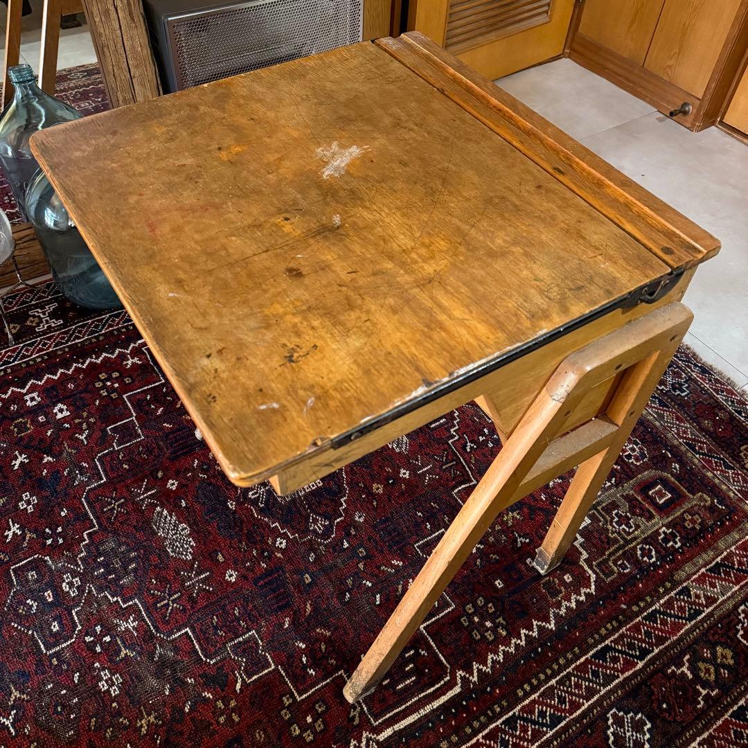 vintage schoolデスク　インダストリアル　アンティーク