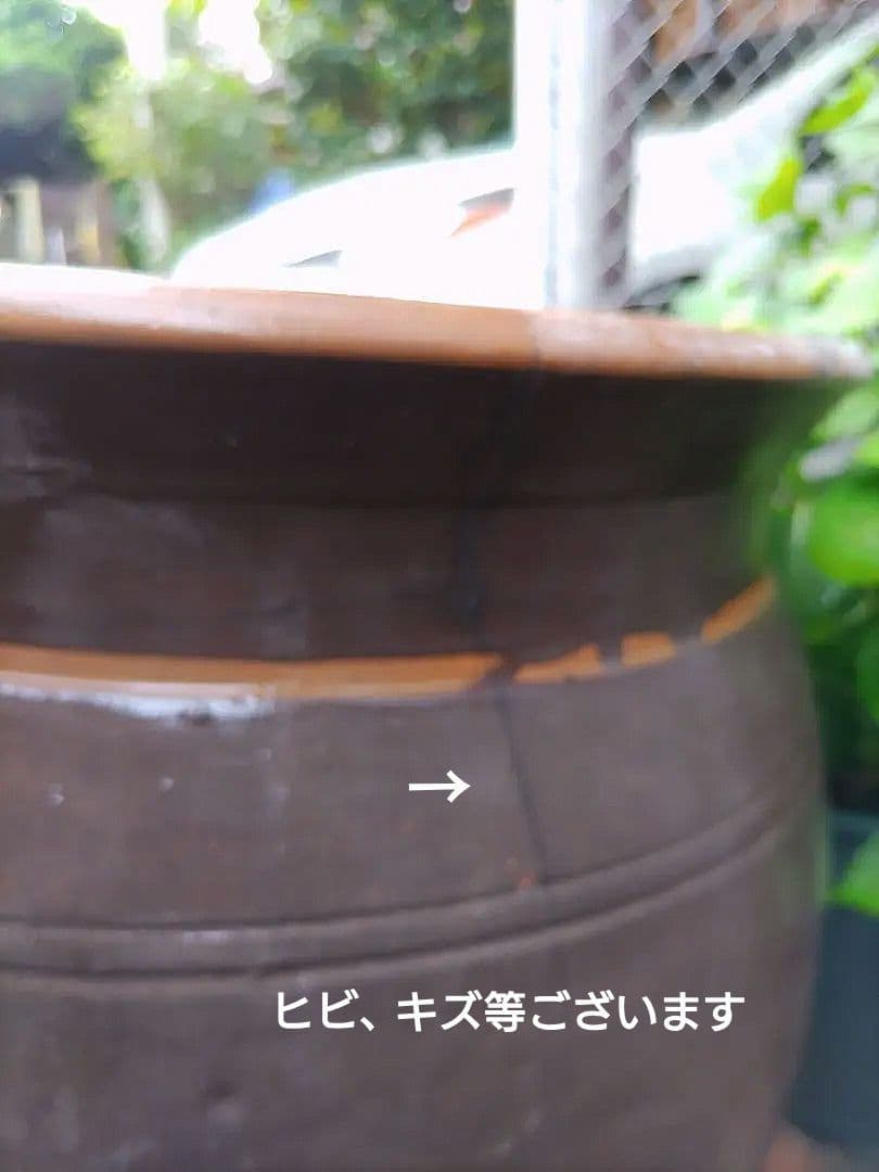 骨董 茶色の陶器製 水瓶 みずがめ 約70cm - メルカリ