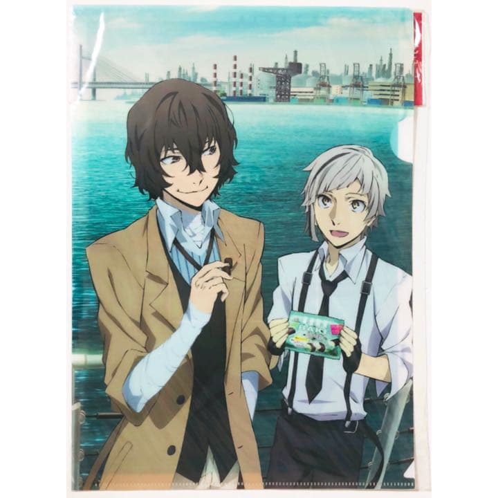 新品☆文豪ストレイドッグス【中島敦＆太宰治】コラボ☆クリアファイル