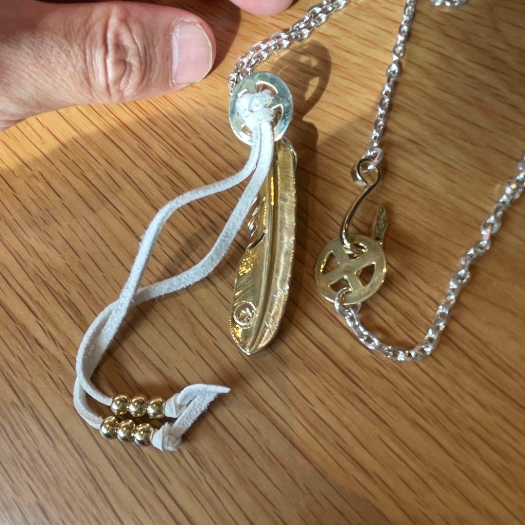 キムタク 全金 ターコイズ フェザーセット ネックレス アクセサリーノーブランド