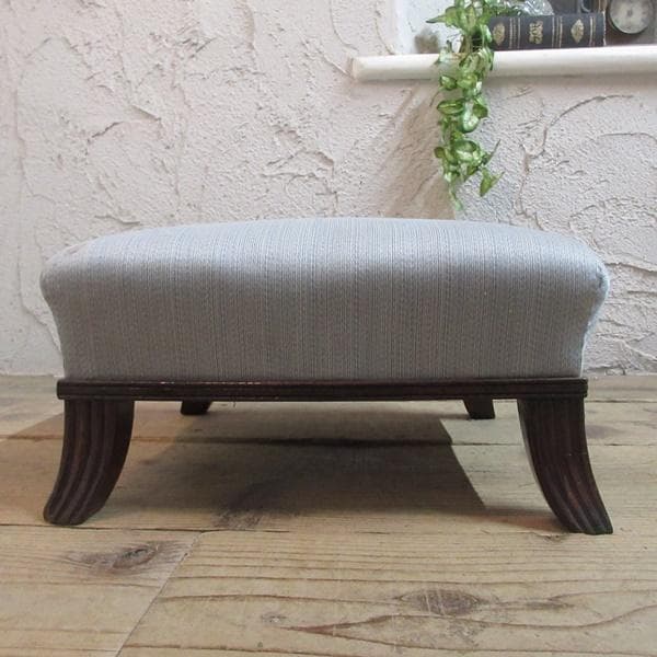 イギリス アンティーク 家具 スツール オットマン 椅子 チェア 4793d