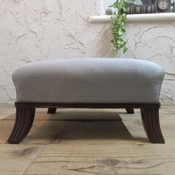 イギリス アンティーク 家具 スツール オットマン 椅子 チェア 4793d