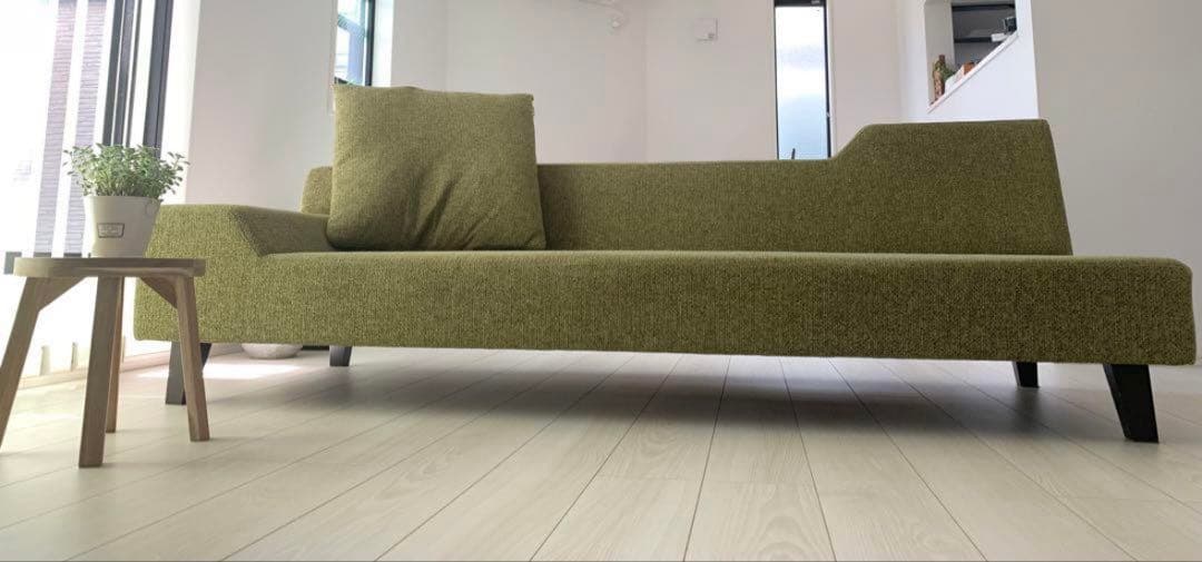 FLANNEL SOFAシエスタ　3人がけ　緑　グリーン（※オットマン別売り）