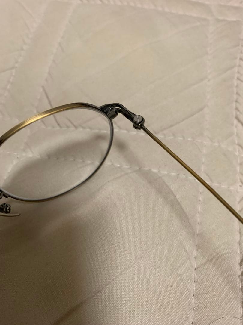金子眼鏡 KM-25L メタルフレーム ゴールド ボストン型専用ケース付き