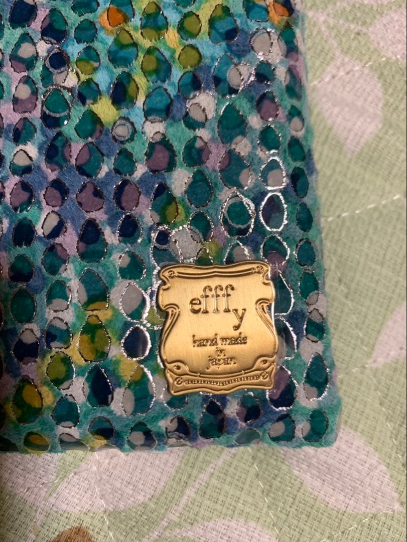 efffy 長財布 L字ファスナー 友禅染 【新品未使用】