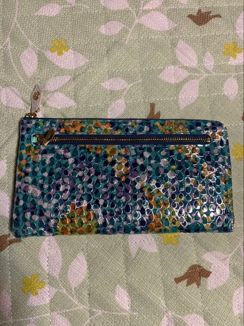 efffy 長財布 L字ファスナー 友禅染 【新品未使用】