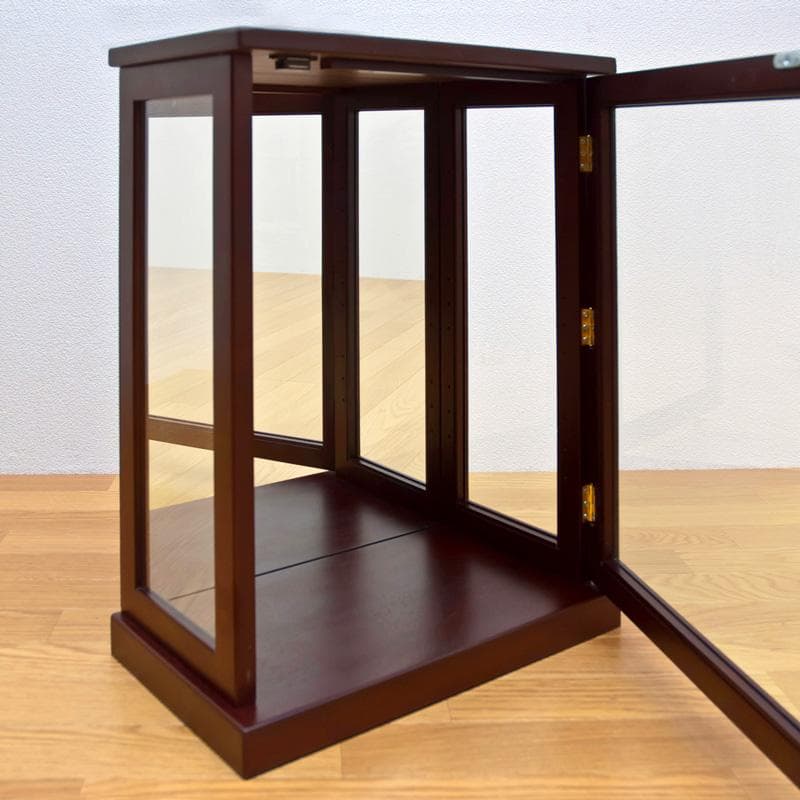 《新品・送料無料》コレクションケース　縦型　DBR/WW