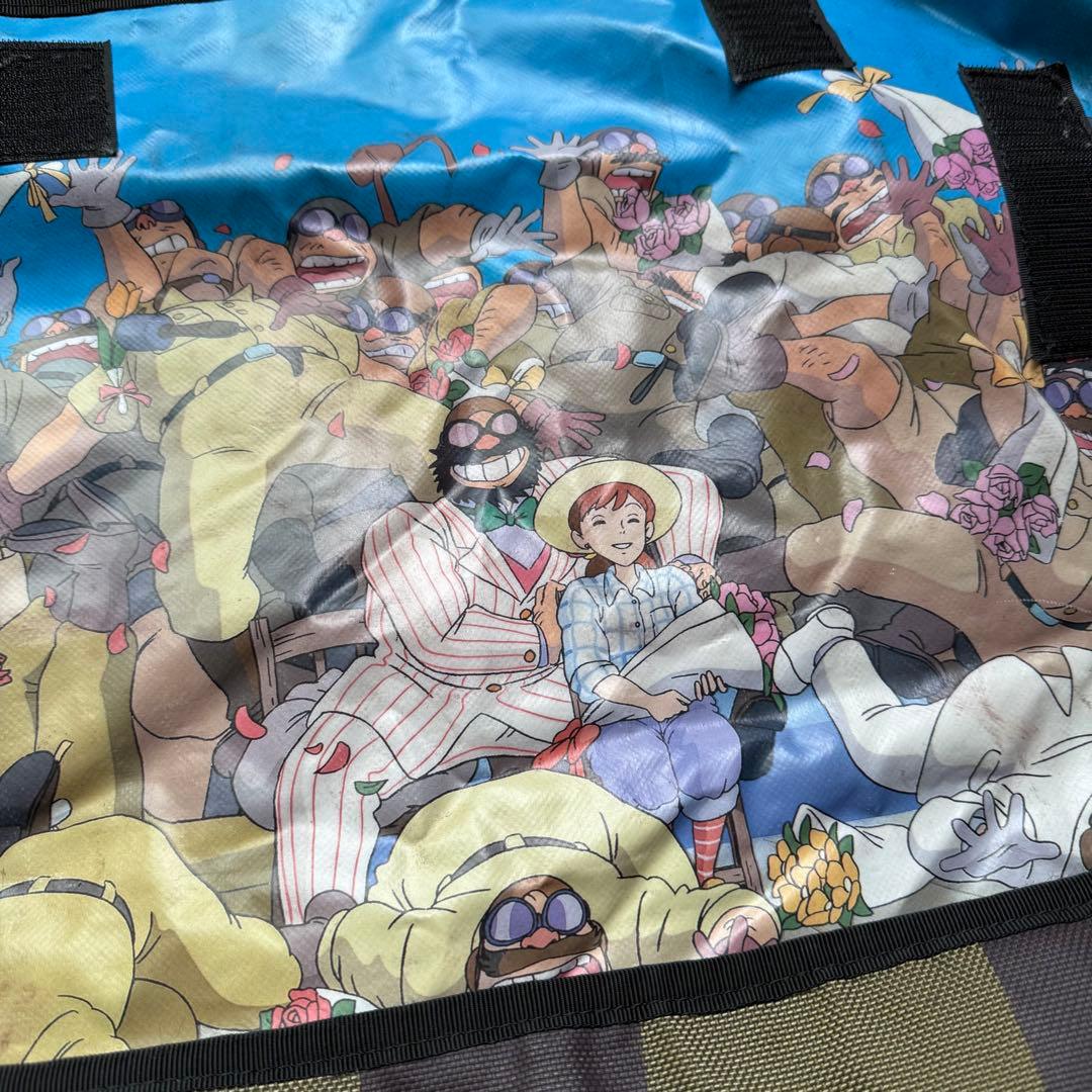 超希少 廃盤 ジブリ美術館限定 紅の豚 メンセンジャーバッグ L