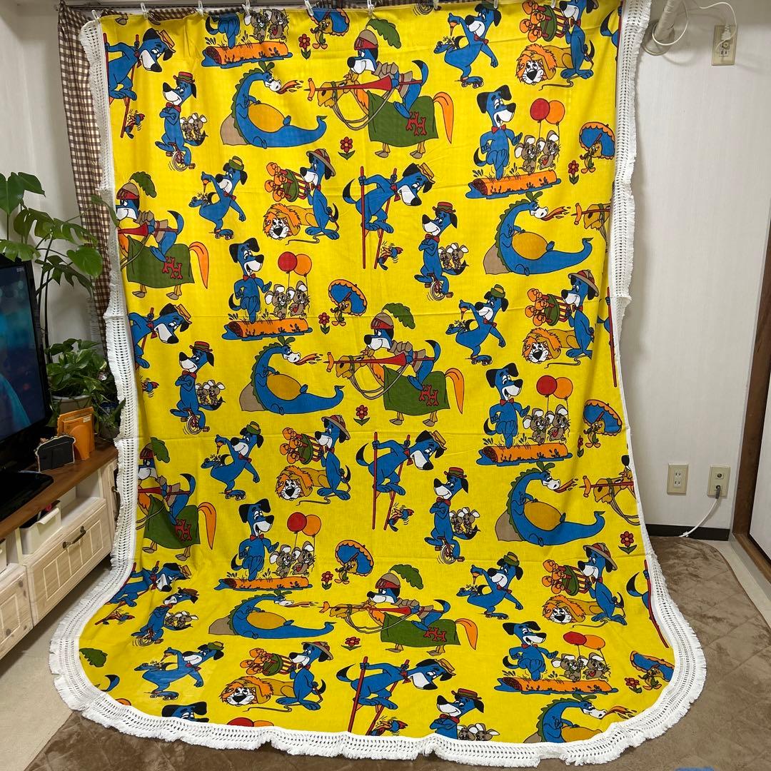 ハックルベリー　ビンテージシーツ　ベットカバー