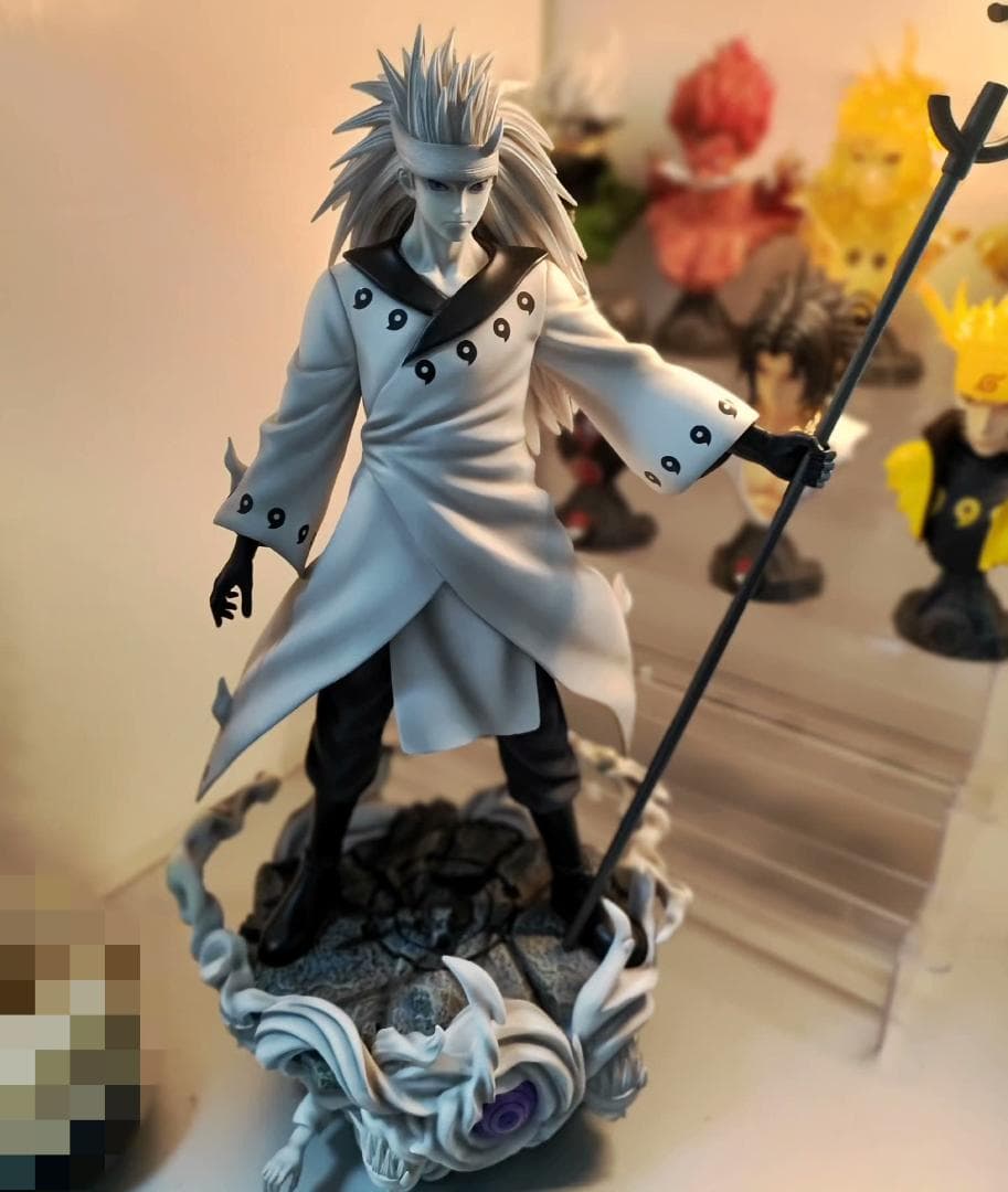 ナルト 疾風伝 うちはマダラ(六道) ガレージキット フィギュア 1/6スケール