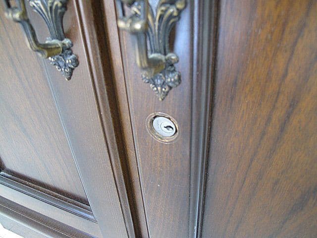 美品 カリモク 「コロニアル」 大型ブックシェルフ　W180ｃｍ　　本棚/書棚