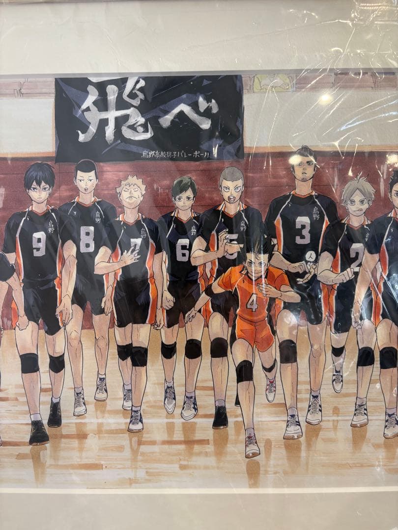 ハイキュー 高級複製原画 烏野 限定
