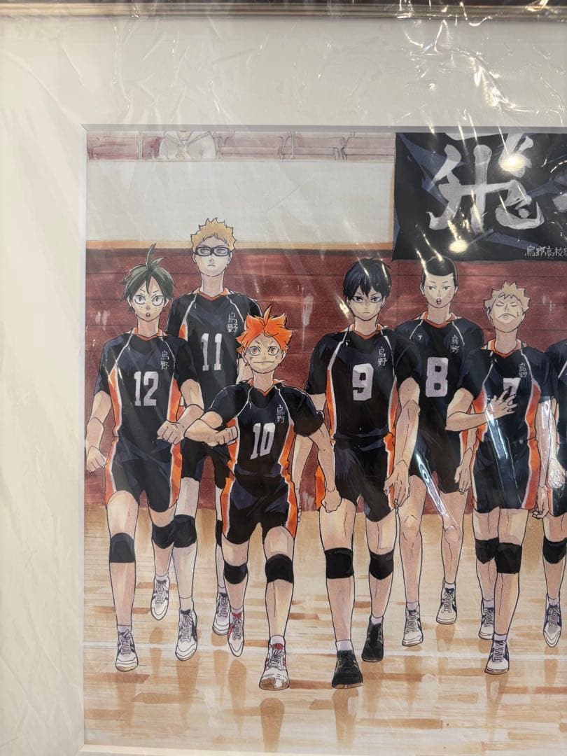 ハイキュー 高級複製原画 烏野 限定