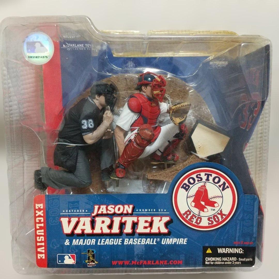 激レア MLB ジェイソン・バリテック＆審判 レッドソックス McFarlane
