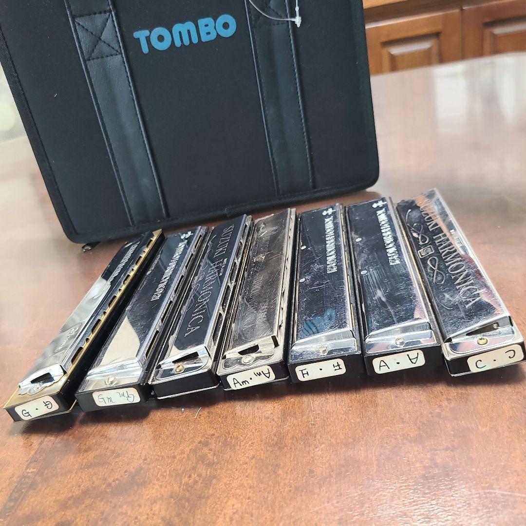 ハーモニカセット TOMBO BAND 21 & SUZUKI まとめ売り7台 - メルカリ