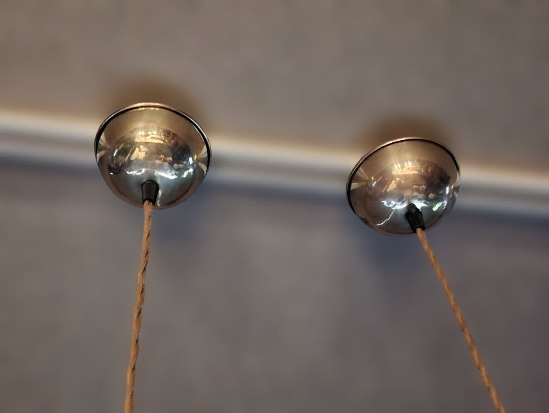 ガラス製ペンダントライト 4灯