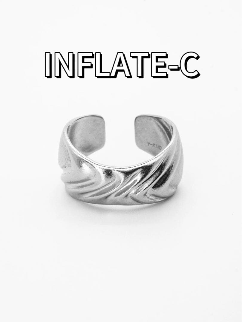 XG着用 YKINDシルバーウェーブオープンリング フリーサイズ