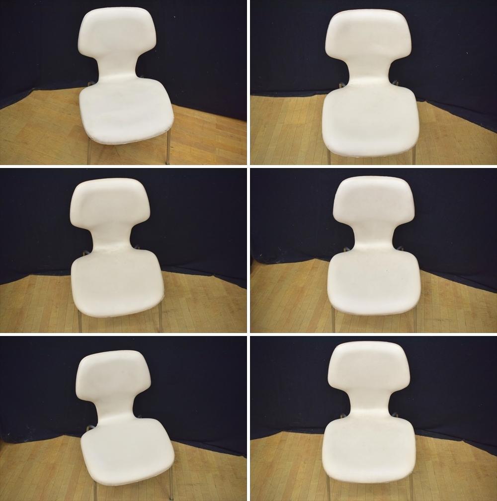 天童木工　6脚セット　スタッキングチェア　チェア　イス　椅子　プライウッド　C