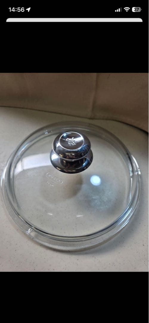 WMF フュージョンテック ミネラル フライパン ガラス蓋Set　黒