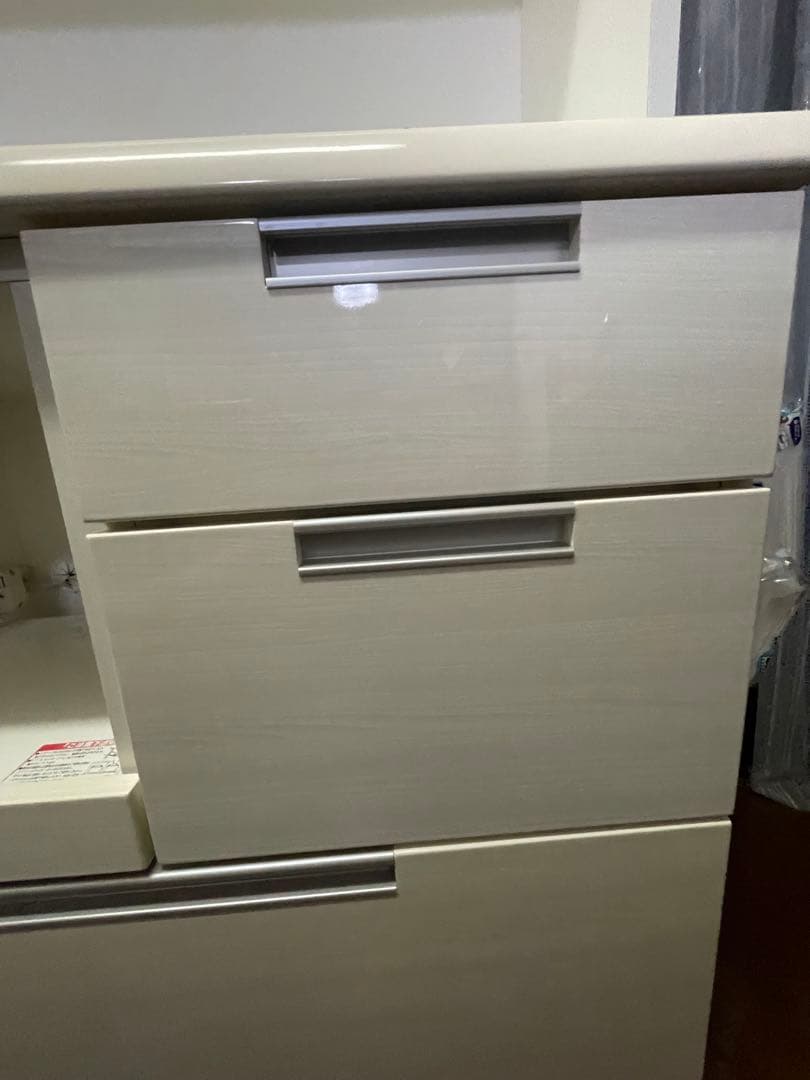 最終値下げ 80cm幅　ニトリ キッチンボード ダリア 80KB WH レンジ台