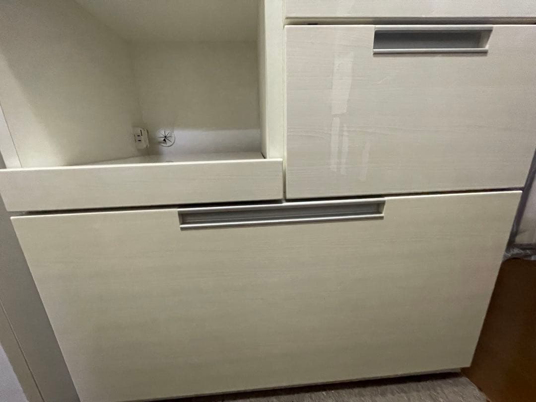 最終値下げ 80cm幅　ニトリ キッチンボード ダリア 80KB WH レンジ台