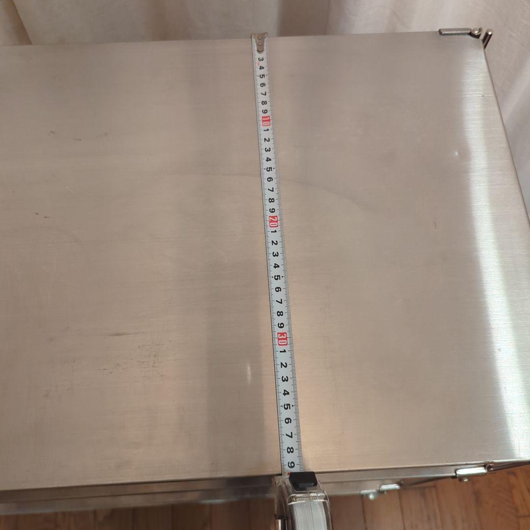 無印良品ステンレス製4段オープンシェルフ