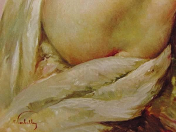 T.COUBELLA（T.クーベラ）、背中、希少な額装用大判画集画