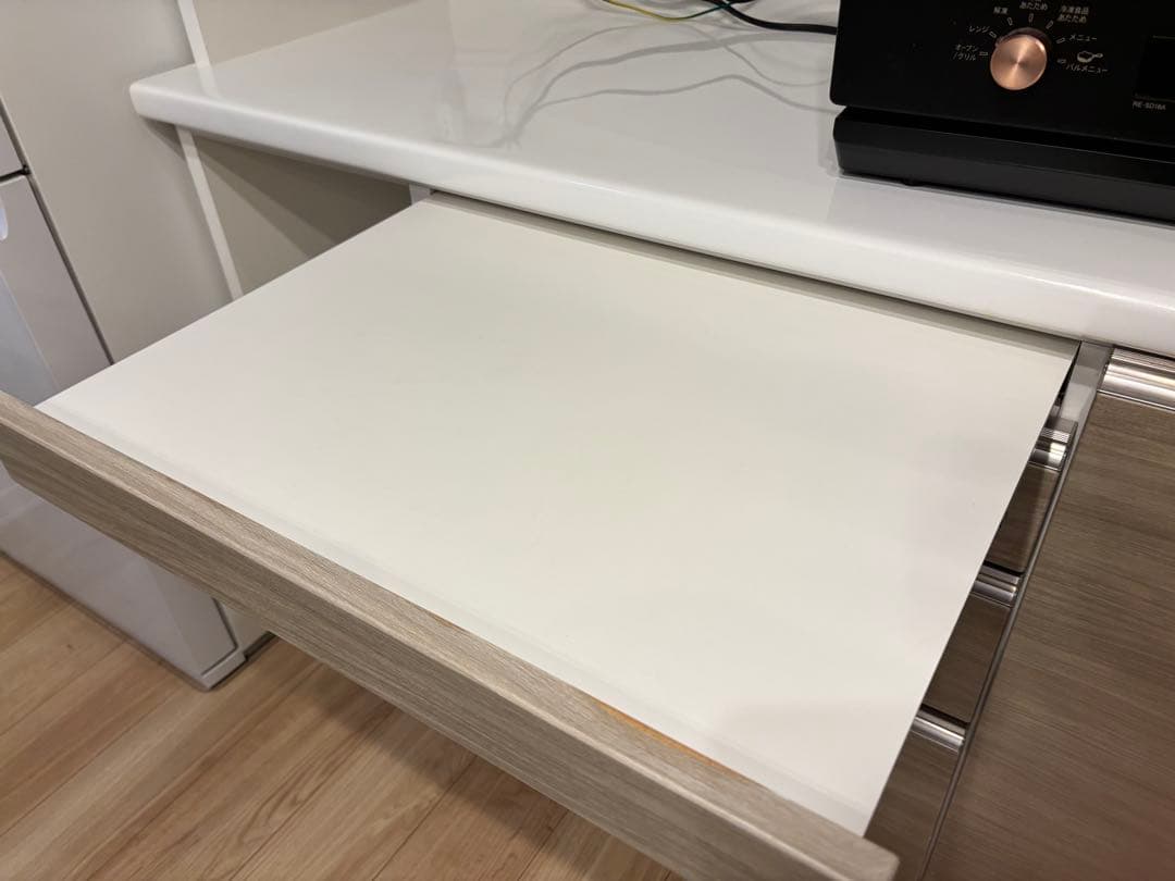 【早い者勝ち】松田家具 カップボード 食器棚 レンジボード 横幅130cm