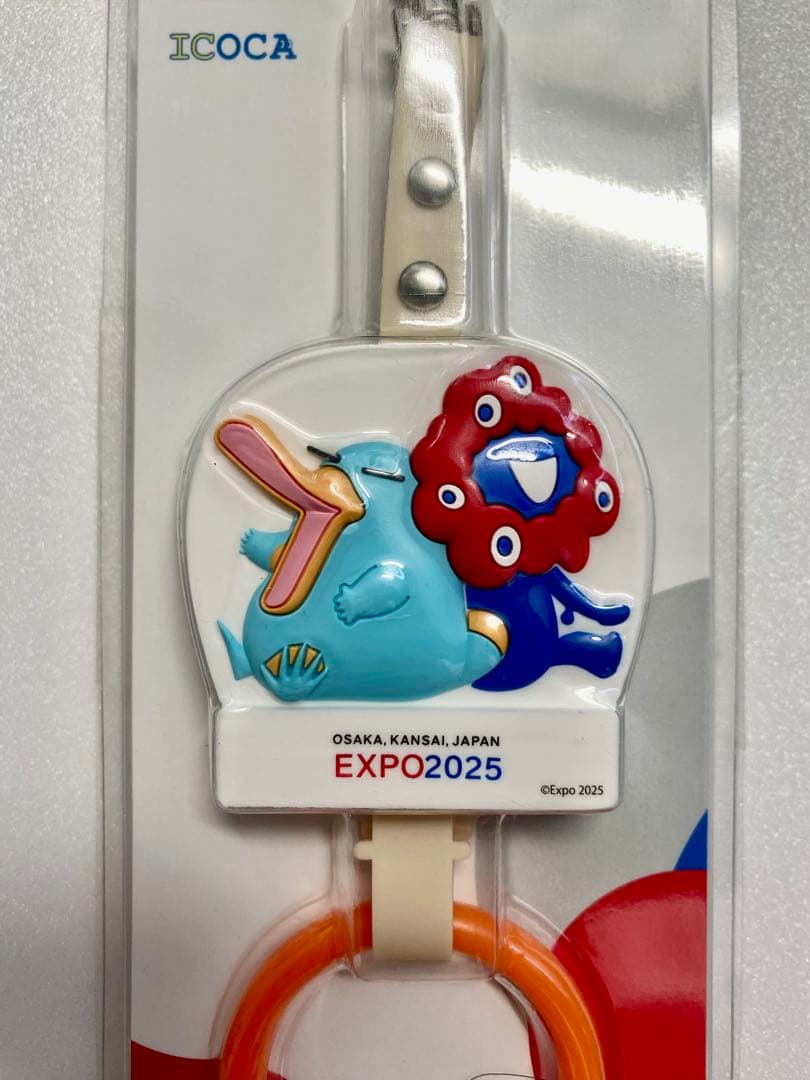 シ*ロ様 EXPO2025 万博限定 ミャクミャク イコちゃん つり皮KHTOM