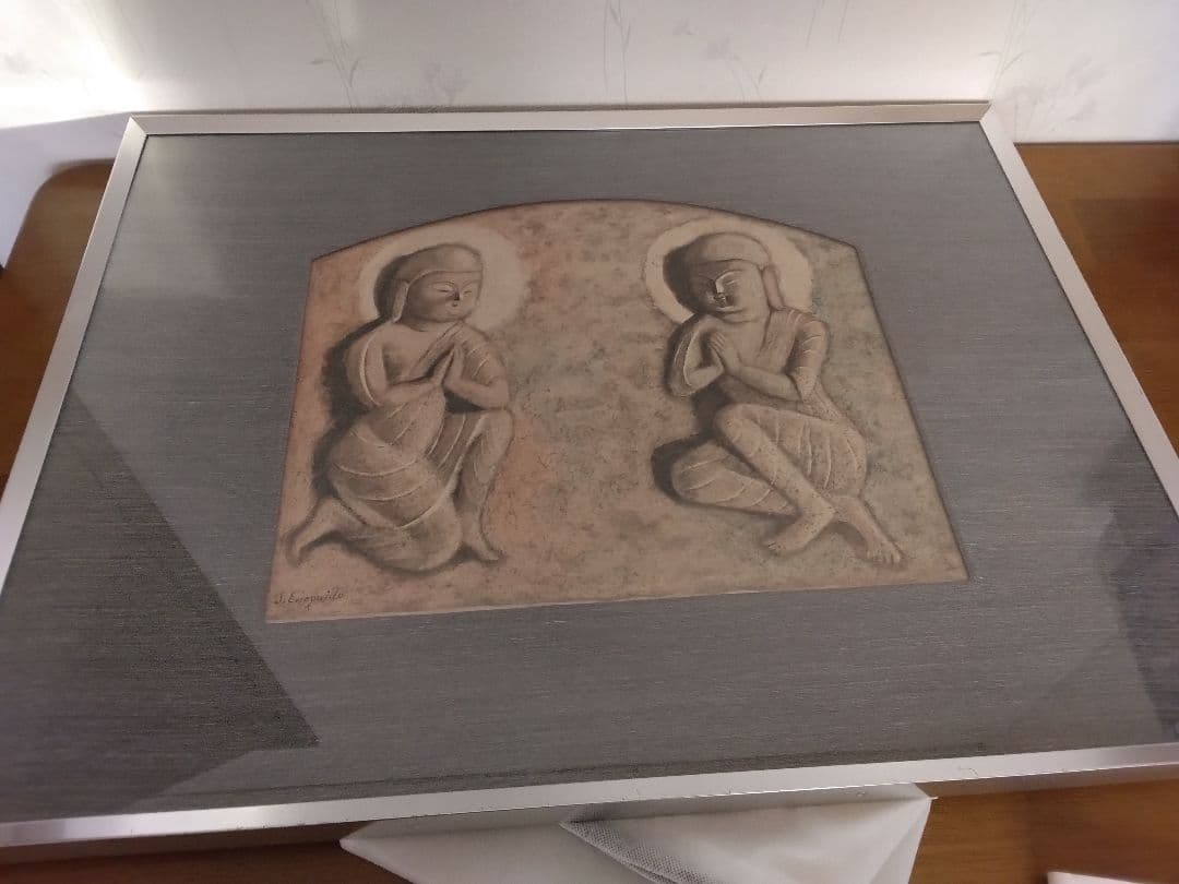 【真作】榎戸庄衛　仏画　直筆