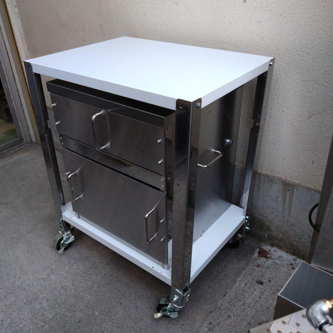 焼きいも釜　鉄板焼き　ガスグリラー　2台セット　専用台付き　やきそば　炭火焼き芋