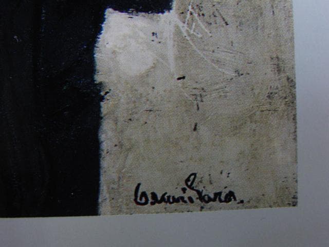 栗原一郎、『薊』、希少な画集より、新品高級額・額装付、状態良好