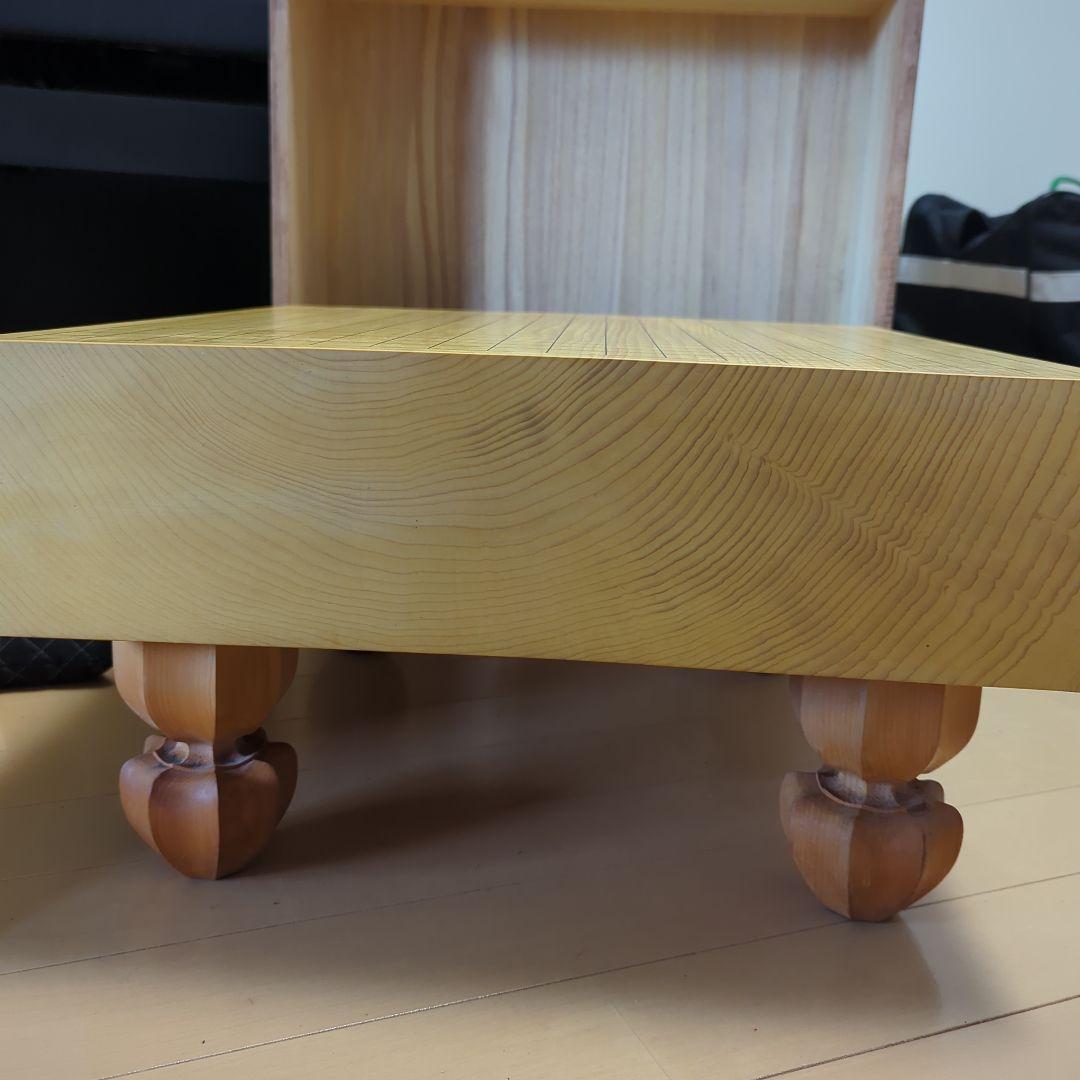 美品 碁盤＋日向特製・実用35号本蛤碁石＋桜 特大碁笥 セット - メルカリ