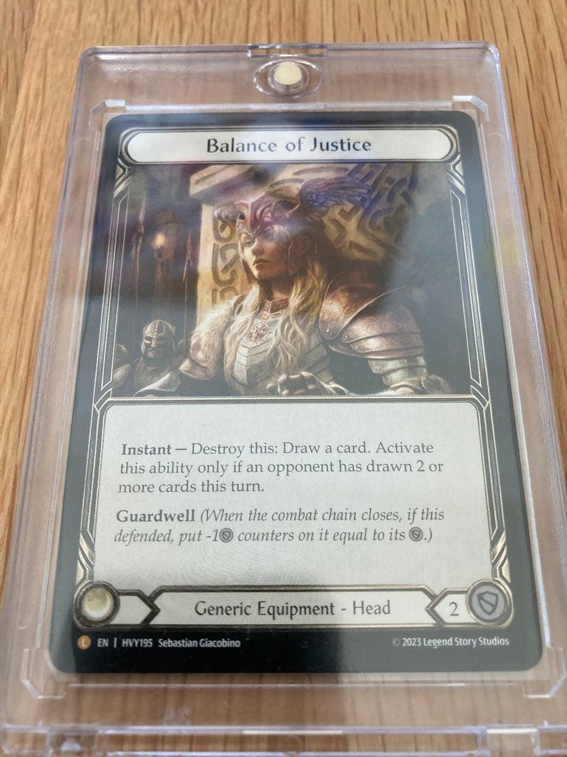 その他 FAB_Balance of justice cold foil