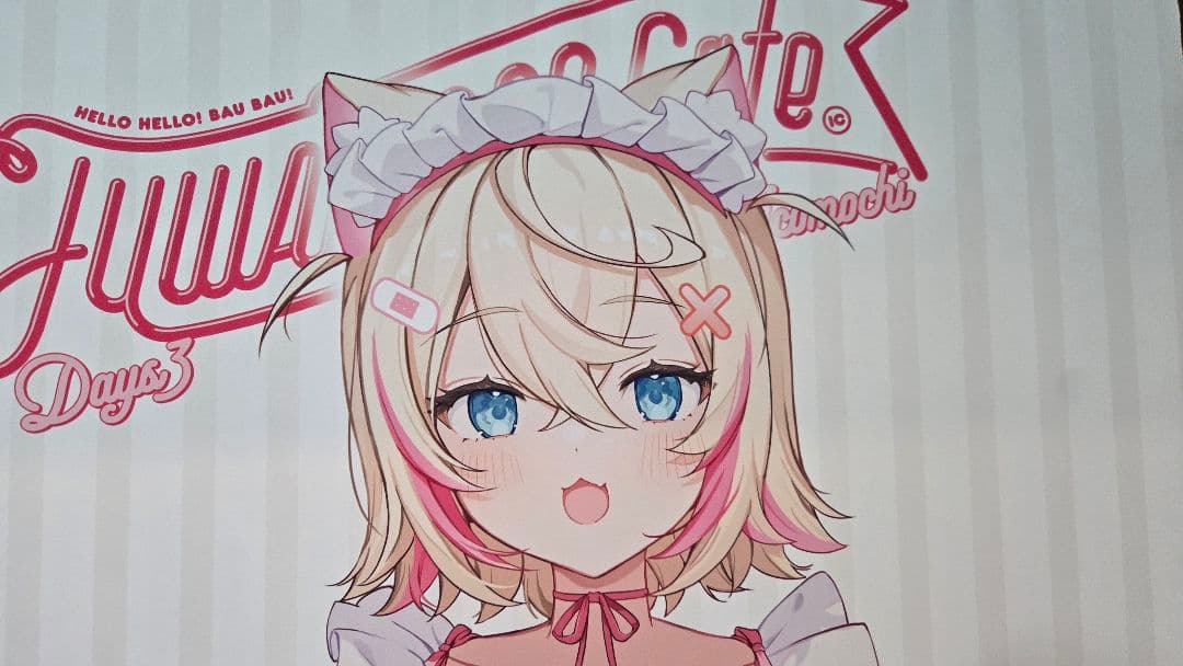 コミケ C105 ホロライブ フワモコ 等身大タペストリー - メルカリ