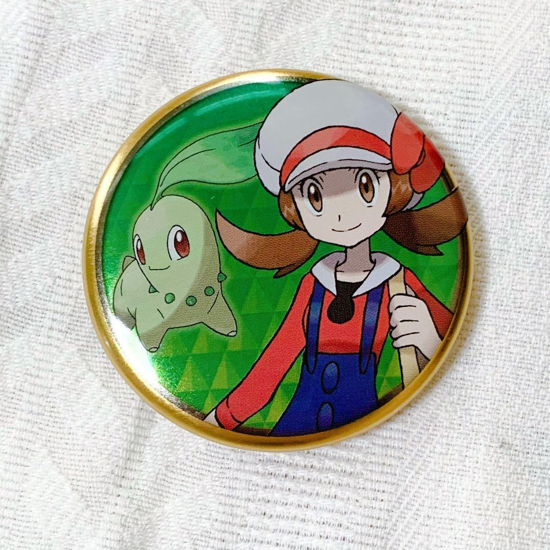 ポケモン 缶バッジ コレクション ジョウト ヒビキ コトネ シルバー