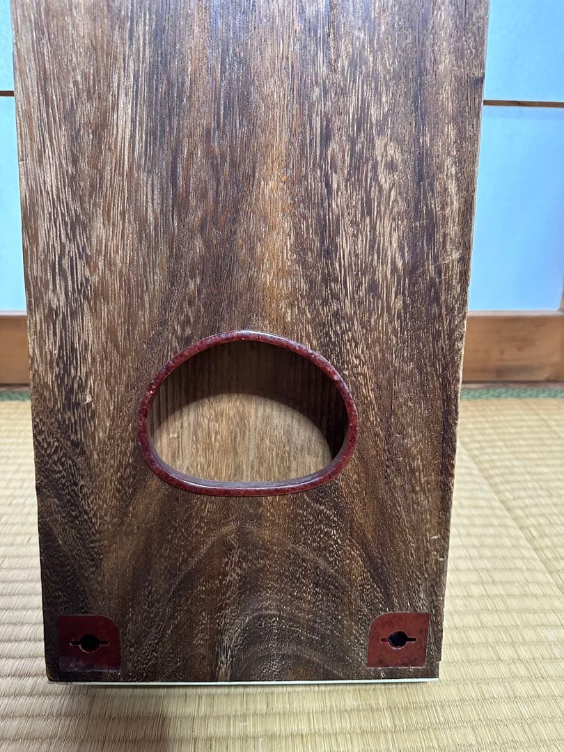 木製ダークブラウン筝 13弦 金箔装飾