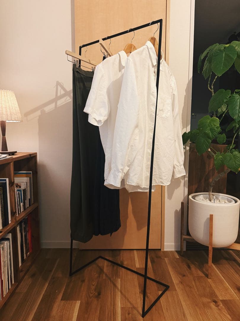 アイアンハンガーラック　黒　ヴィンテージ　アンティーク