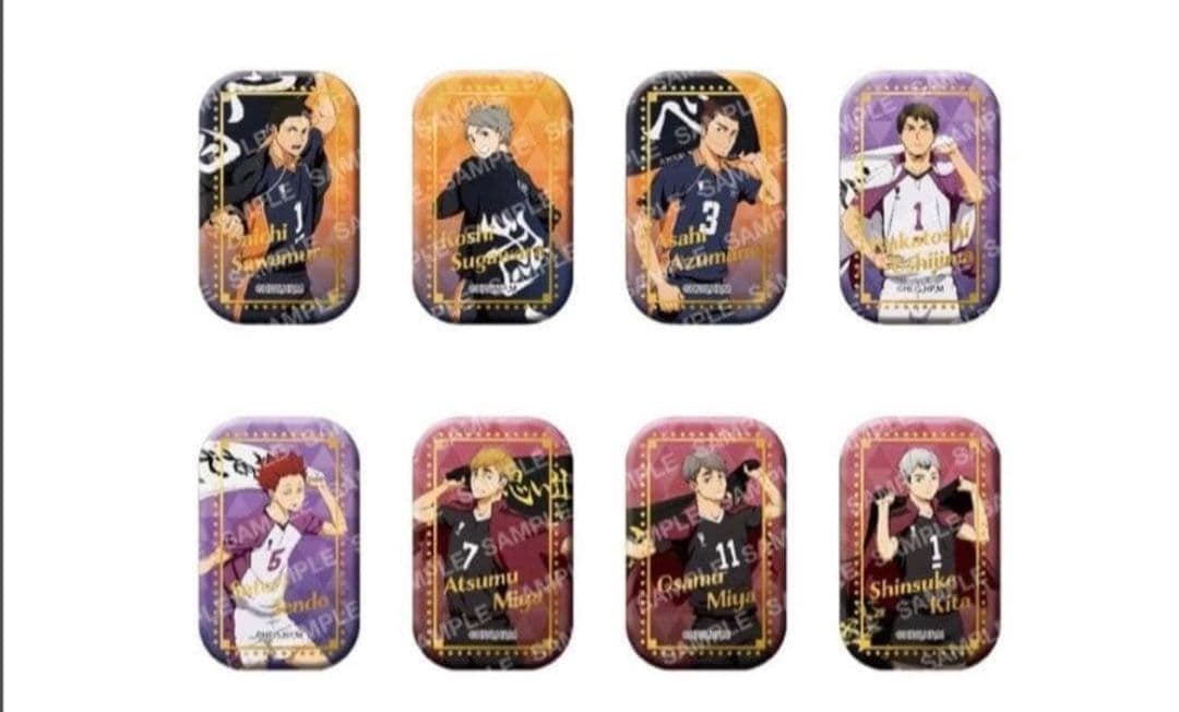 ハイキュー セブンネット スクエア缶バッジ 横断幕 第1弾 第2弾 及川