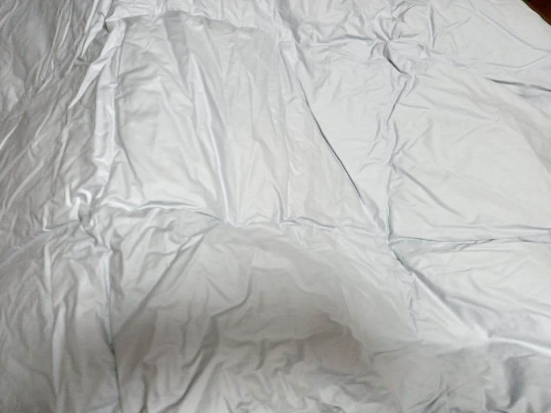 高級羽毛布団と羽毛肌掛けふとんのセット シングル ブルー系 ツーウェイ✨️日本製