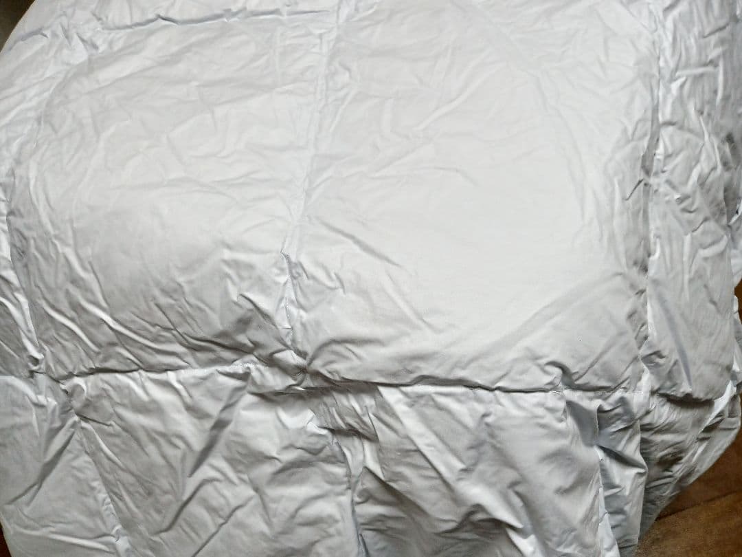 高級羽毛布団と羽毛肌掛けふとんのセット シングル ブルー系 ツーウェイ✨️日本製