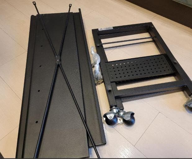 Bauhutte デスク下ワゴン キャスター付き BHS-700U-BK