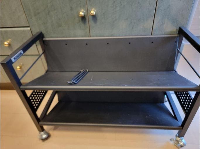 Bauhutte デスク下ワゴン キャスター付き BHS-700U-BK