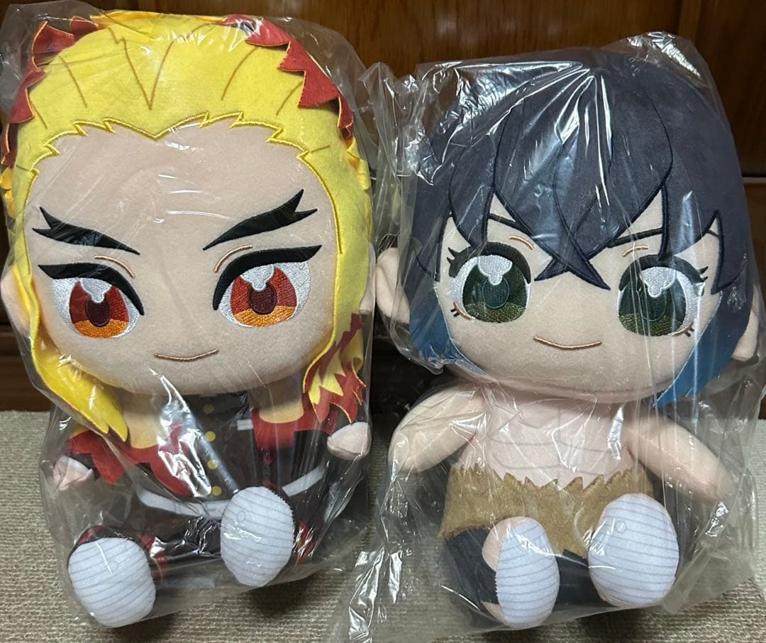 滅の刃 ぬいぷりけ おすわりBIG3 煉獄杏寿郎、 嘴平伊之助 - メルカリ