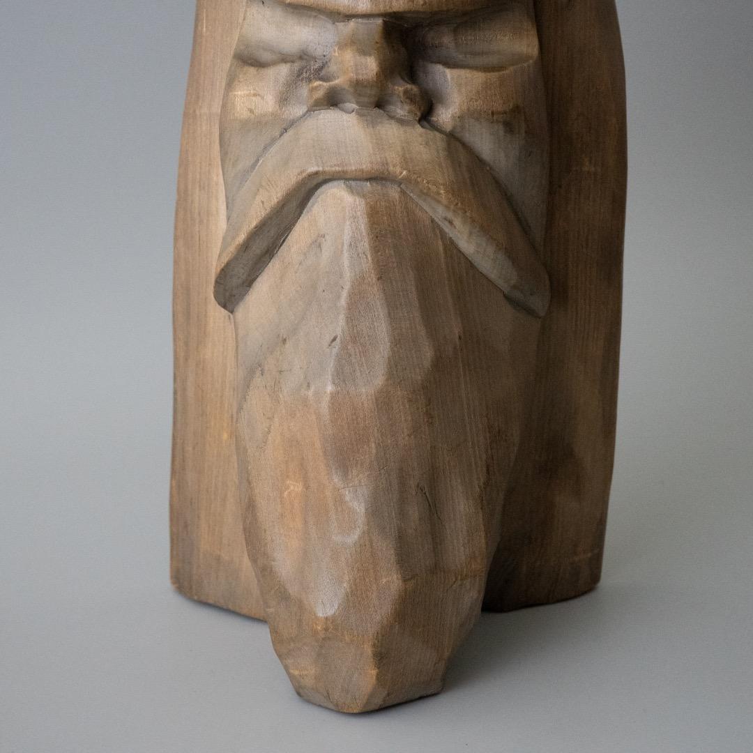 床ヌブリ/エカシ/アイヌ民芸/彫刻/置物/オブジェ/アイヌ美術/北海道美術/