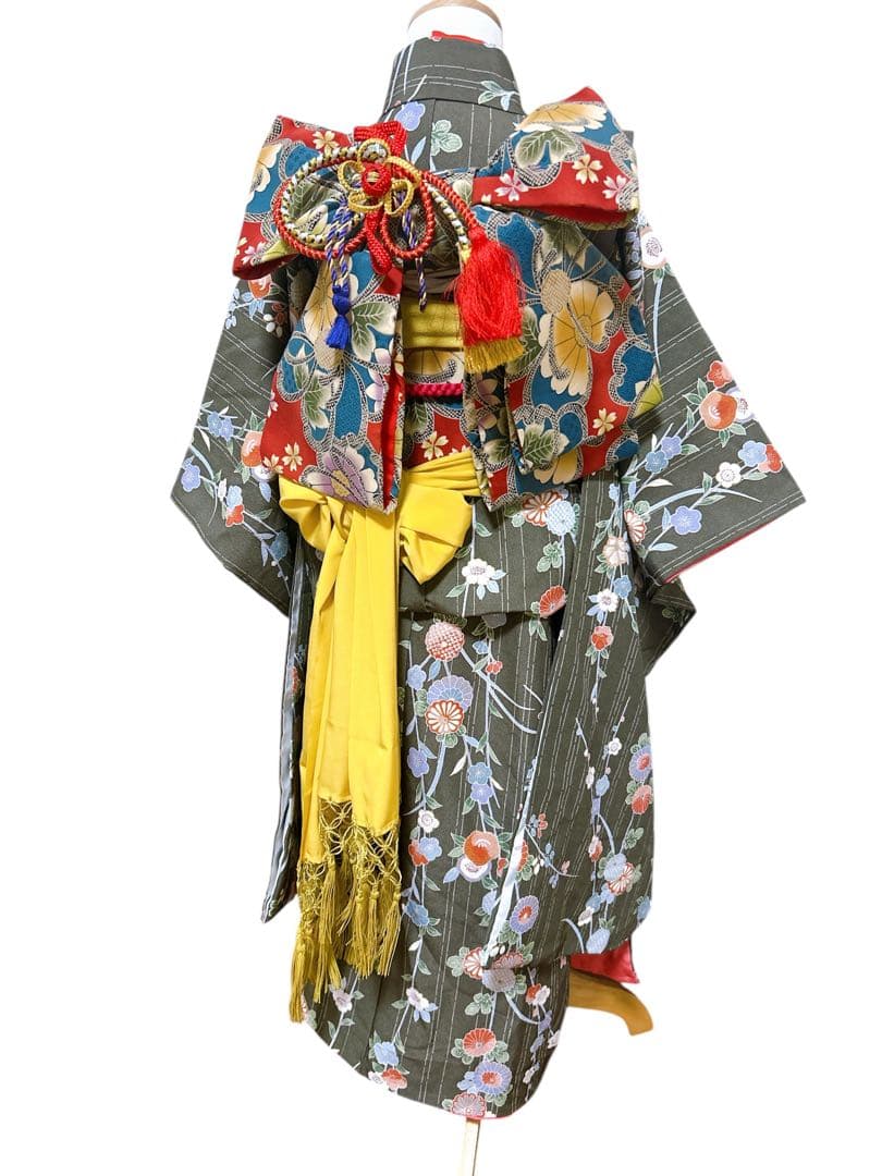 上品!!グレー系♡七五三　7歳　女の子　フルセット　一式