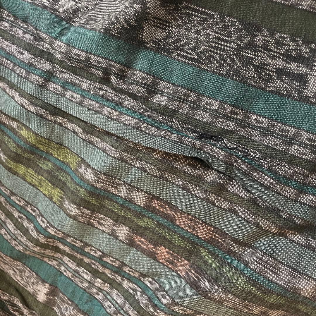 グアテマラ　刺繍　クッションカバー　① 丸　円形