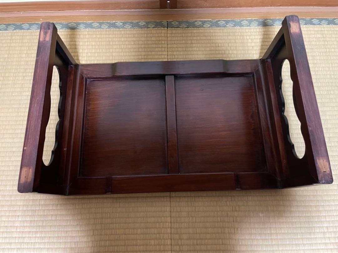 3点セット】和室 花台 木製 飾り台 座卓 アンティーク調