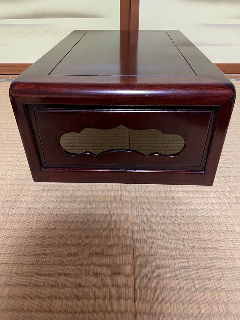 3点セット】和室 花台 木製 飾り台 座卓 アンティーク調